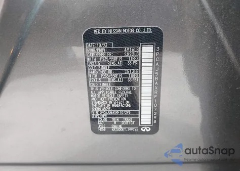 2024 Infiniti Qx50 Luxe z USA, uszkodzony, nr VIN 3PCAJ5BAXRF107298